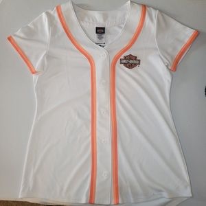 Harley Davidson women's baseball jersey - L